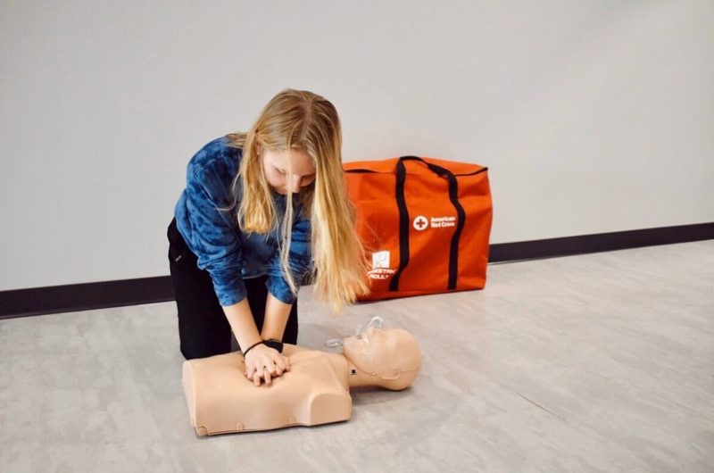 Girl CPR