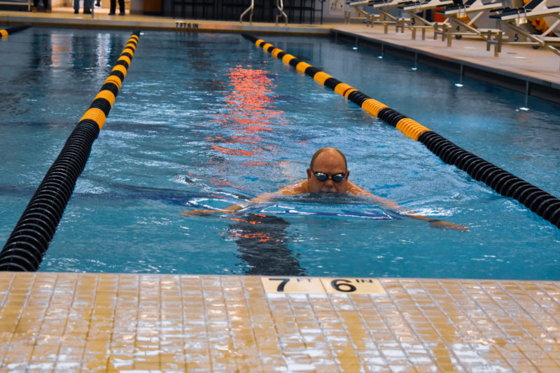Man swimming