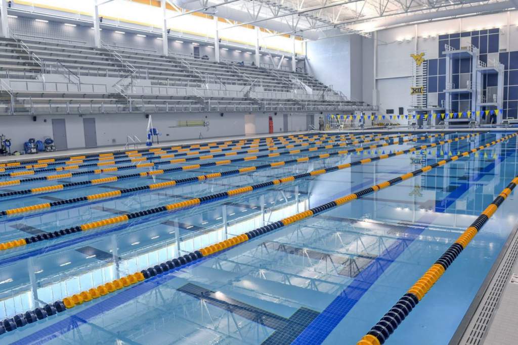 The Competition Pool and Dive Well at The Aquatic Center at Mylan Park