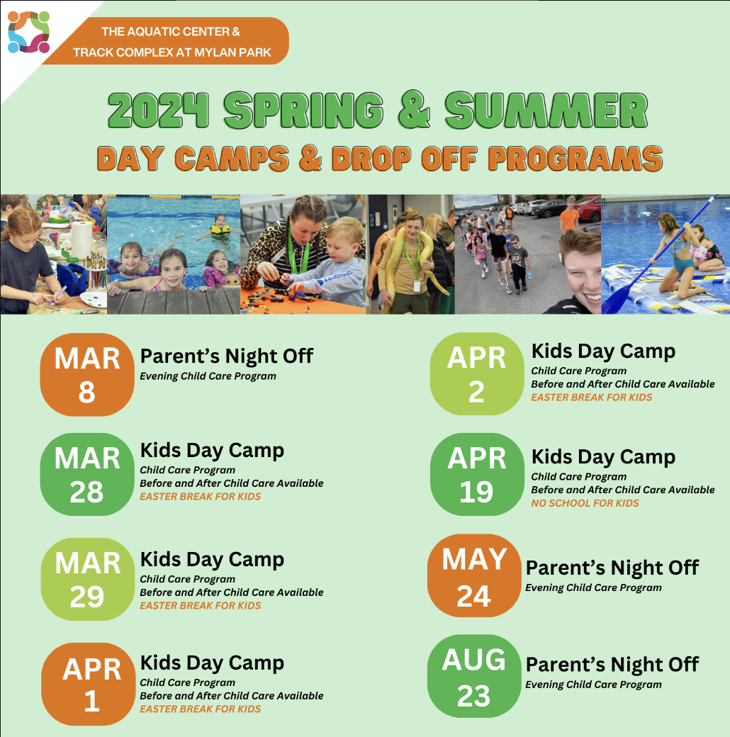 Camps & Drop-off Programs ‣ Mylan Park