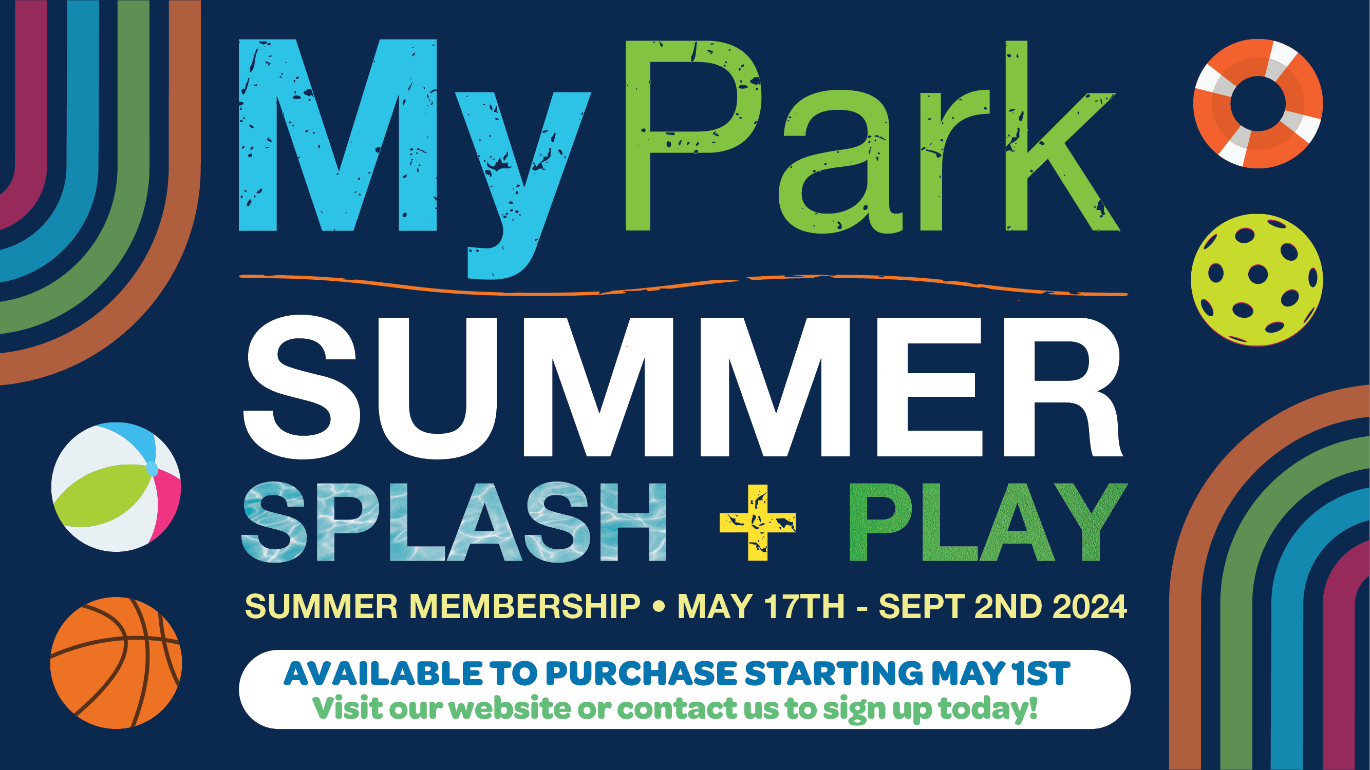 2024 Summer Splash Plus Play Membership at Mylan Park from May 17th until September 2nd