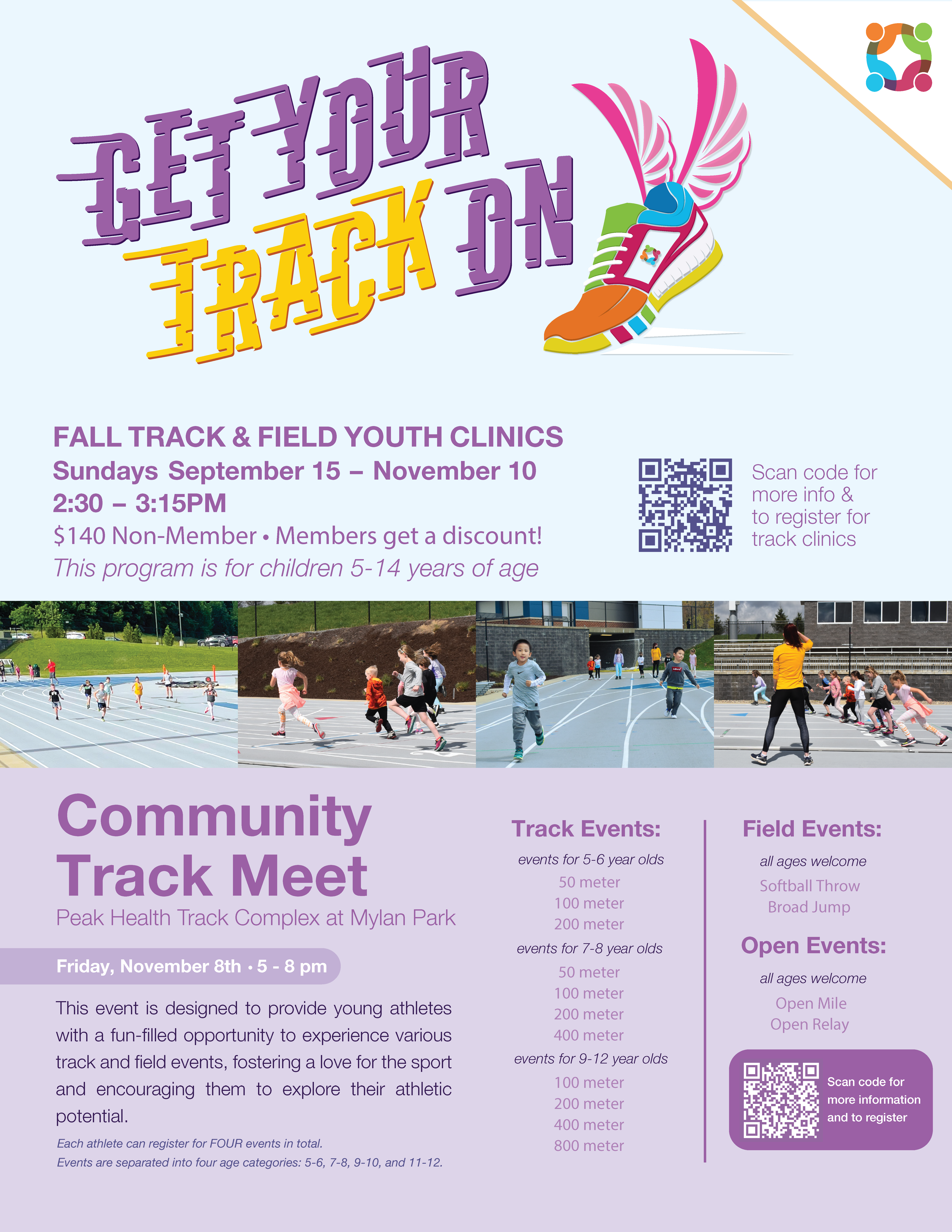 FALL TRACK & FIELD YOUTH CLINICS