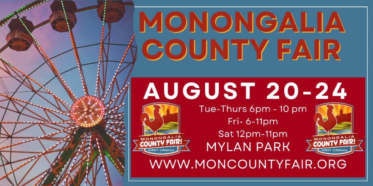 2024 Monongalia County Fair August 20th - August 24th, 2024