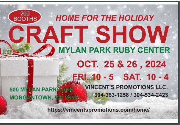 Home for the Holiday Craft Show October 25 & 26, 2024