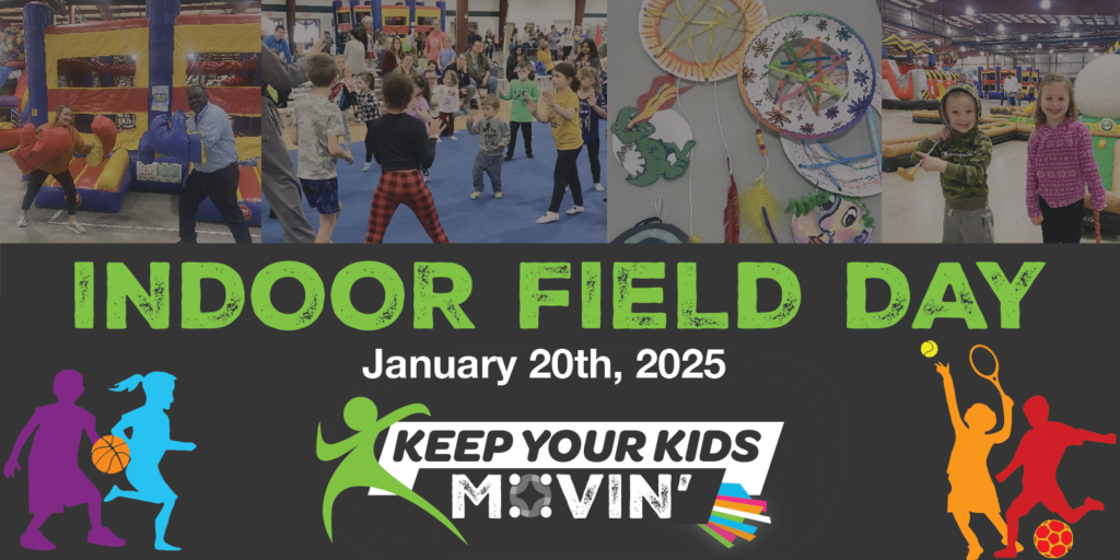 Keep Your Kid’s Movin': Indoor Field Day January 20th, 2025 at Mylan Park