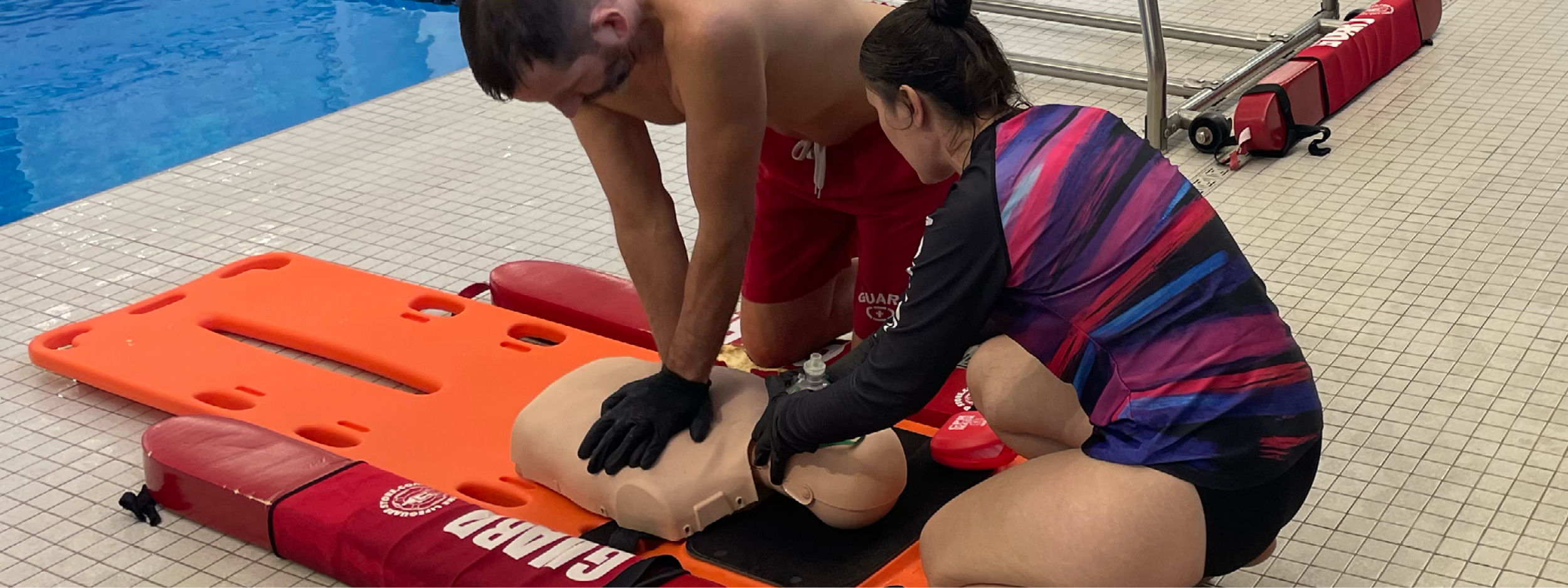 American Red Cross CPR/AED for the Professional Rescuer with Basic First Aid course at the Peak Health Aquatic Center at Mylan Park