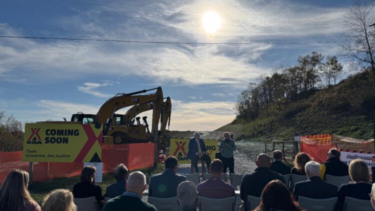 Groundbreaking for new KOA Campground at Mylan Park