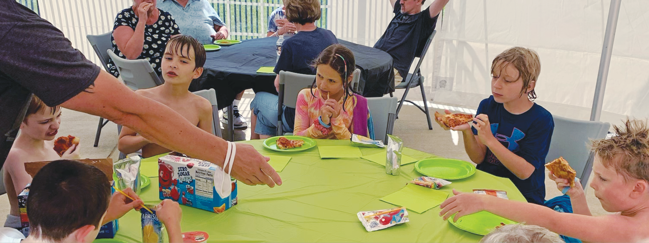 Seasonal Patio Parties at The Peak Health Aquatic Center At Mylan Park