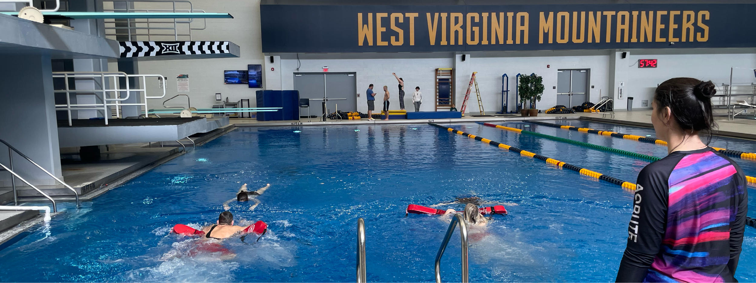 American Red Cross Lifeguard Instructor course at the Peak Health Aquatic Center at Mylan Park