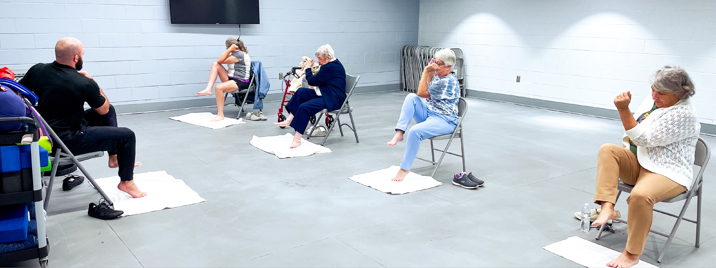 Chair-Robics Program at The Peak Health Aquatic Center at Mylan Park