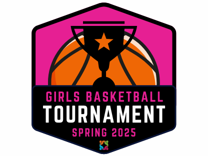 Girls Basketball Spring Tournament at Mylan Park Logo