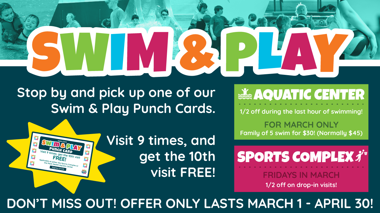 VISIT MYLAN PARK FOR OUR SWIM & PLAY SPRING GUEST PASS DEALS MARCH THROUGH APRIL ONLY!